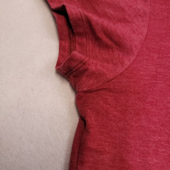 Adidas All In Short Team Casual Graphic T Shirt Womens Size Large L Red Cavs - Picture 6 of 10